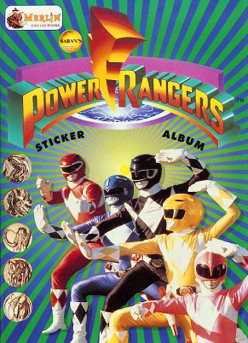 Power Rangers album delle figurine