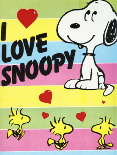 I love Snoopy album delle figurine