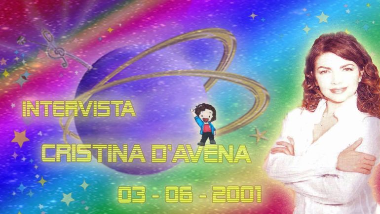 Intervista Cristina D'Avena 2001